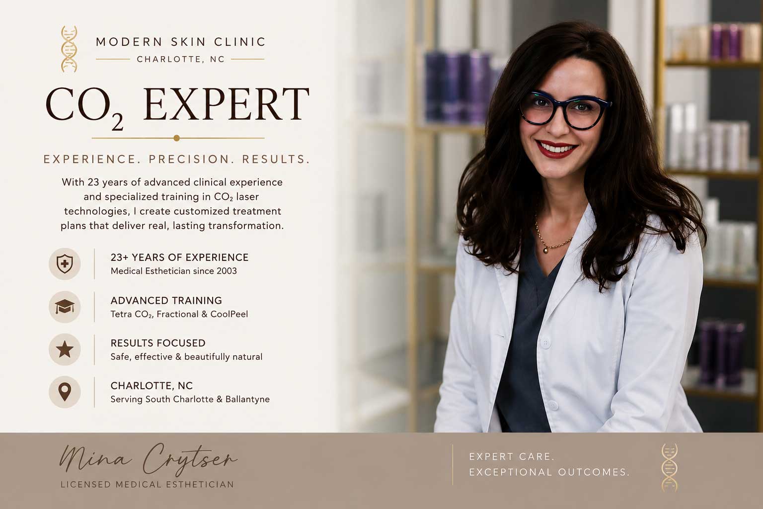 CoolPeel CO2 laser results Charlotte NC